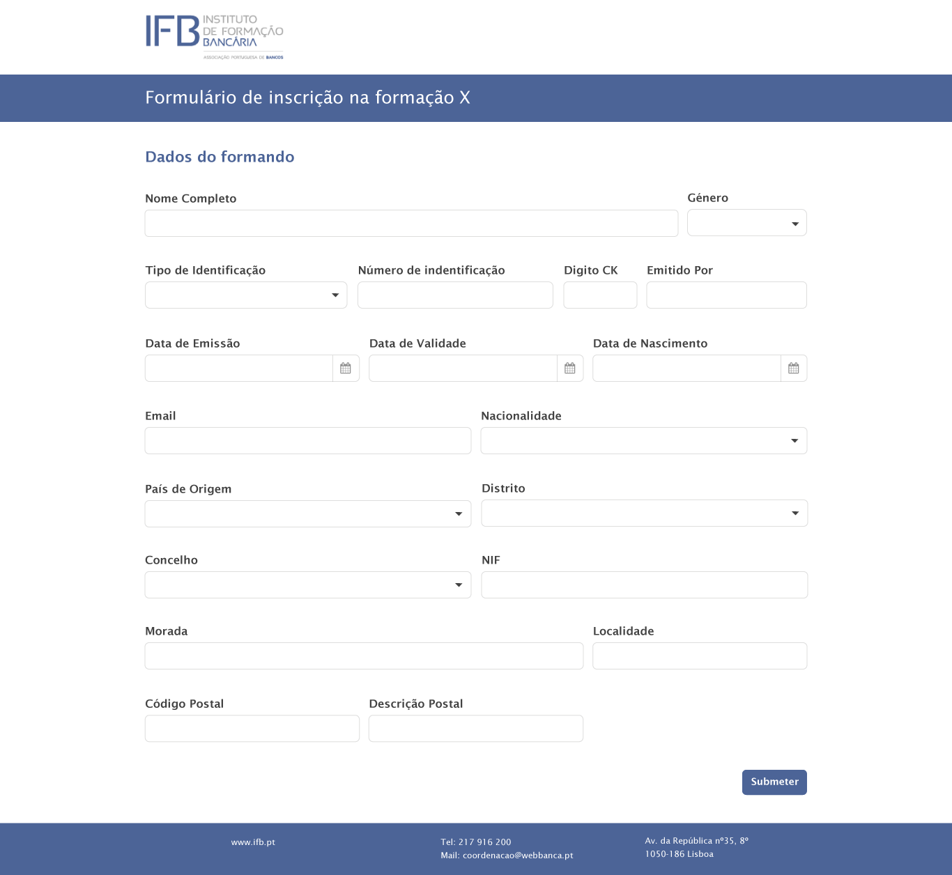 IFB // desenvolvimento // codefive, technology experts