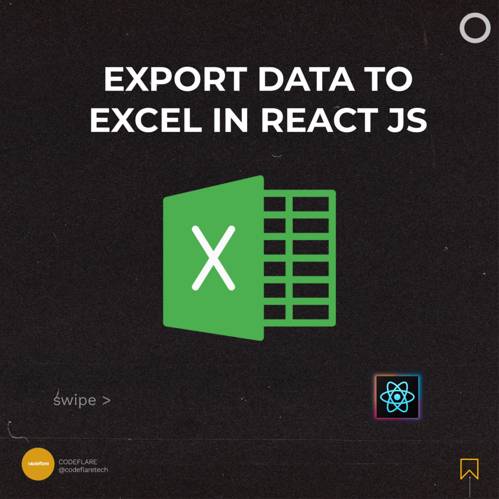 Export Data to Excel in React JS