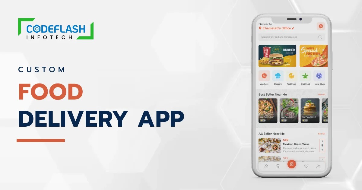 Top Food delivery app development company Codeflash Infotech