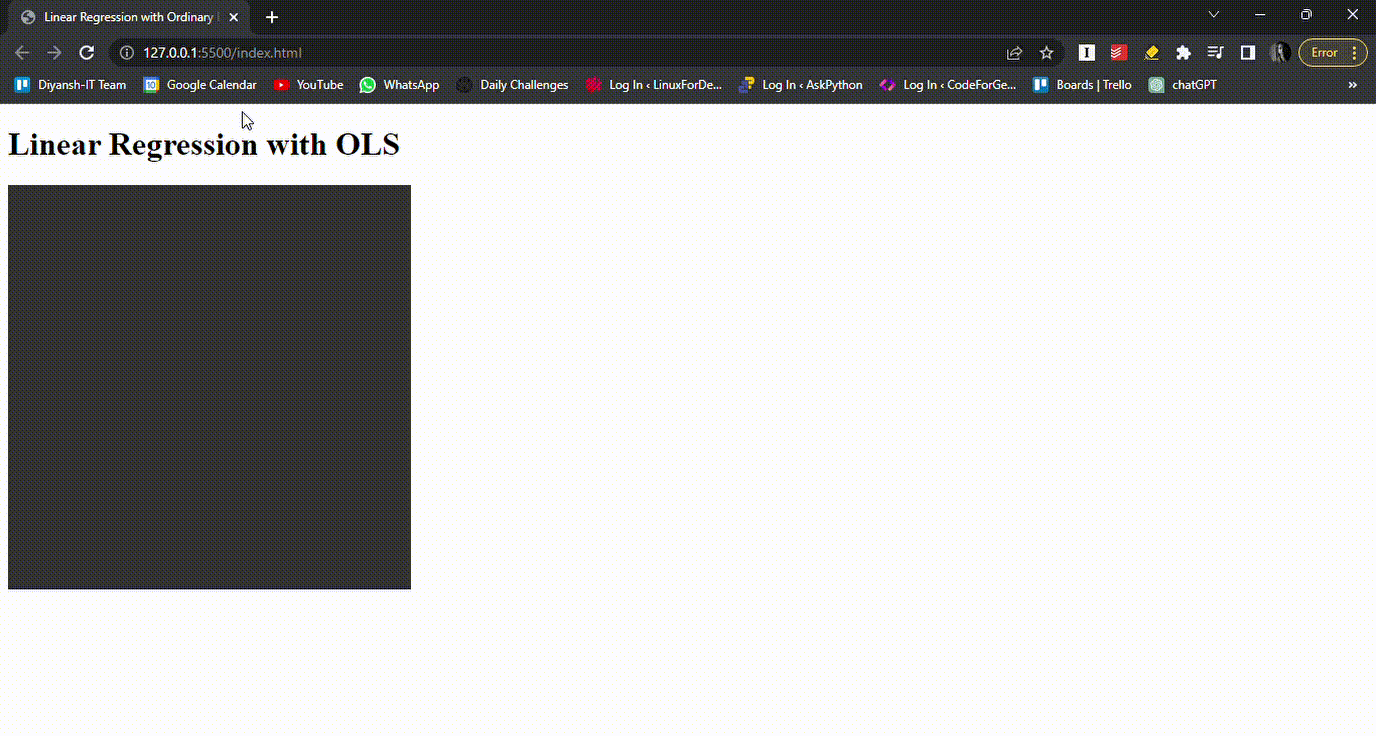 Linear Regression in JavaScript A StepbyStep Guide
