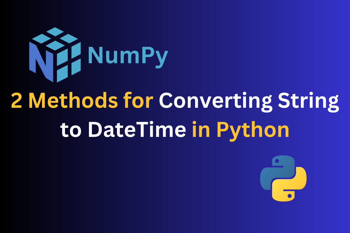 Convert Strings to DateTime Objects strptime() & parse()