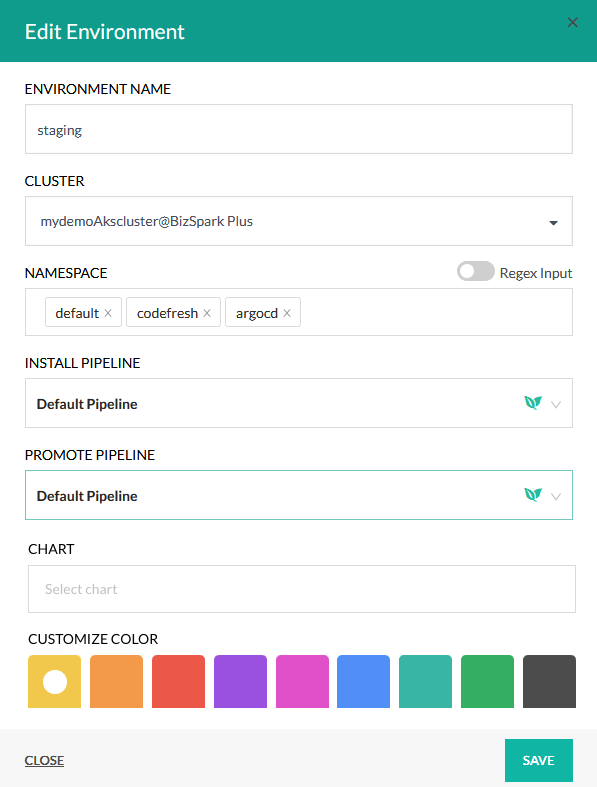 Promoting Helm Environments · Codefresh Docs