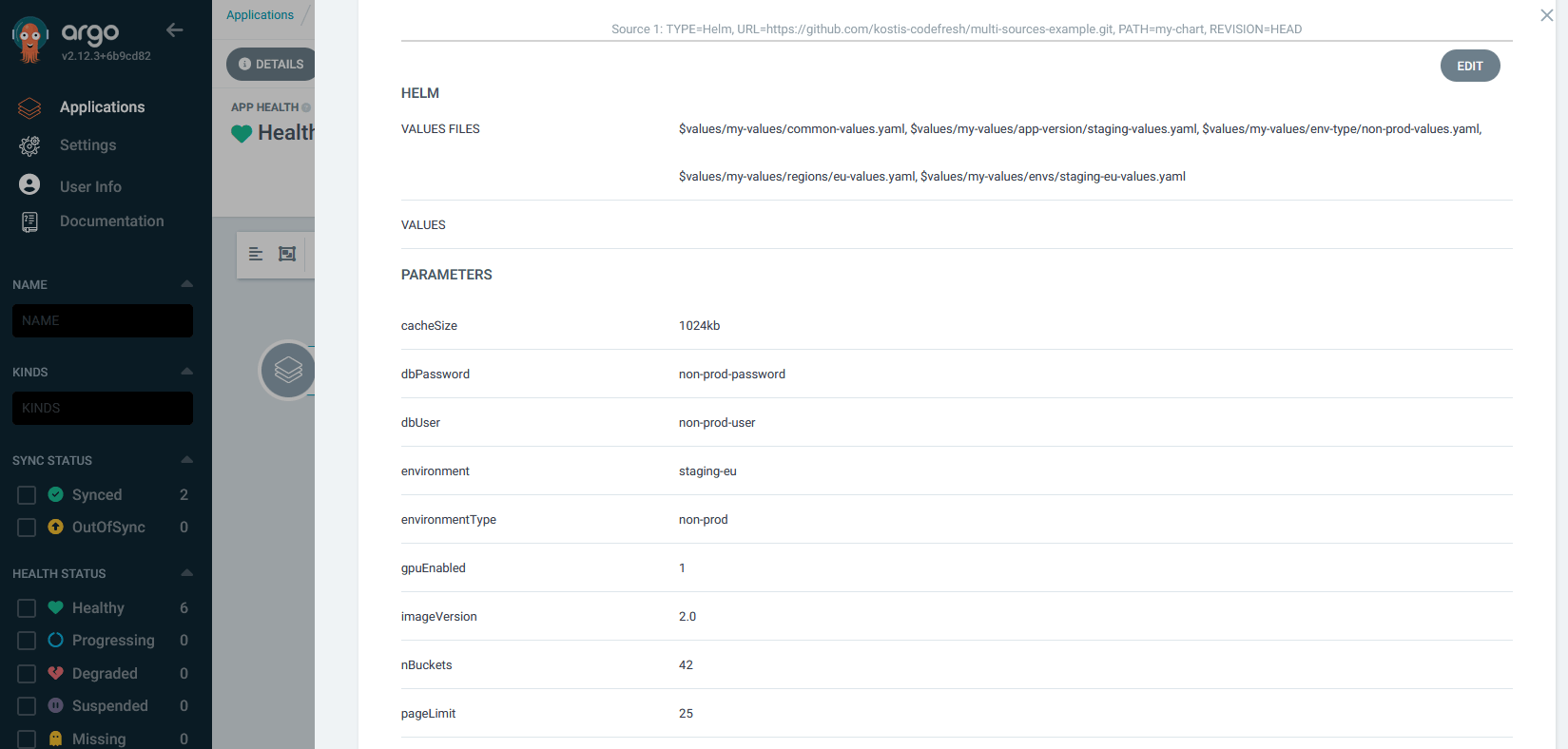 Using Helm Hierarchies in MultiSource Argo CD Applications for