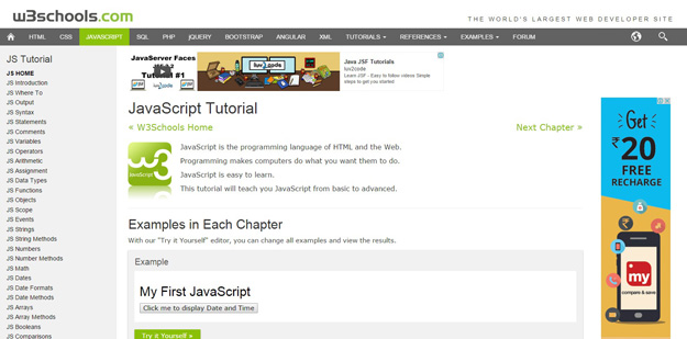 15 Best Websites to Learn JavaScript Code Geekz