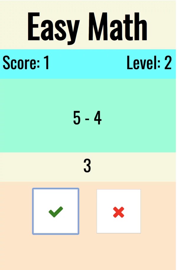 làm game Easy Math với Javascript
