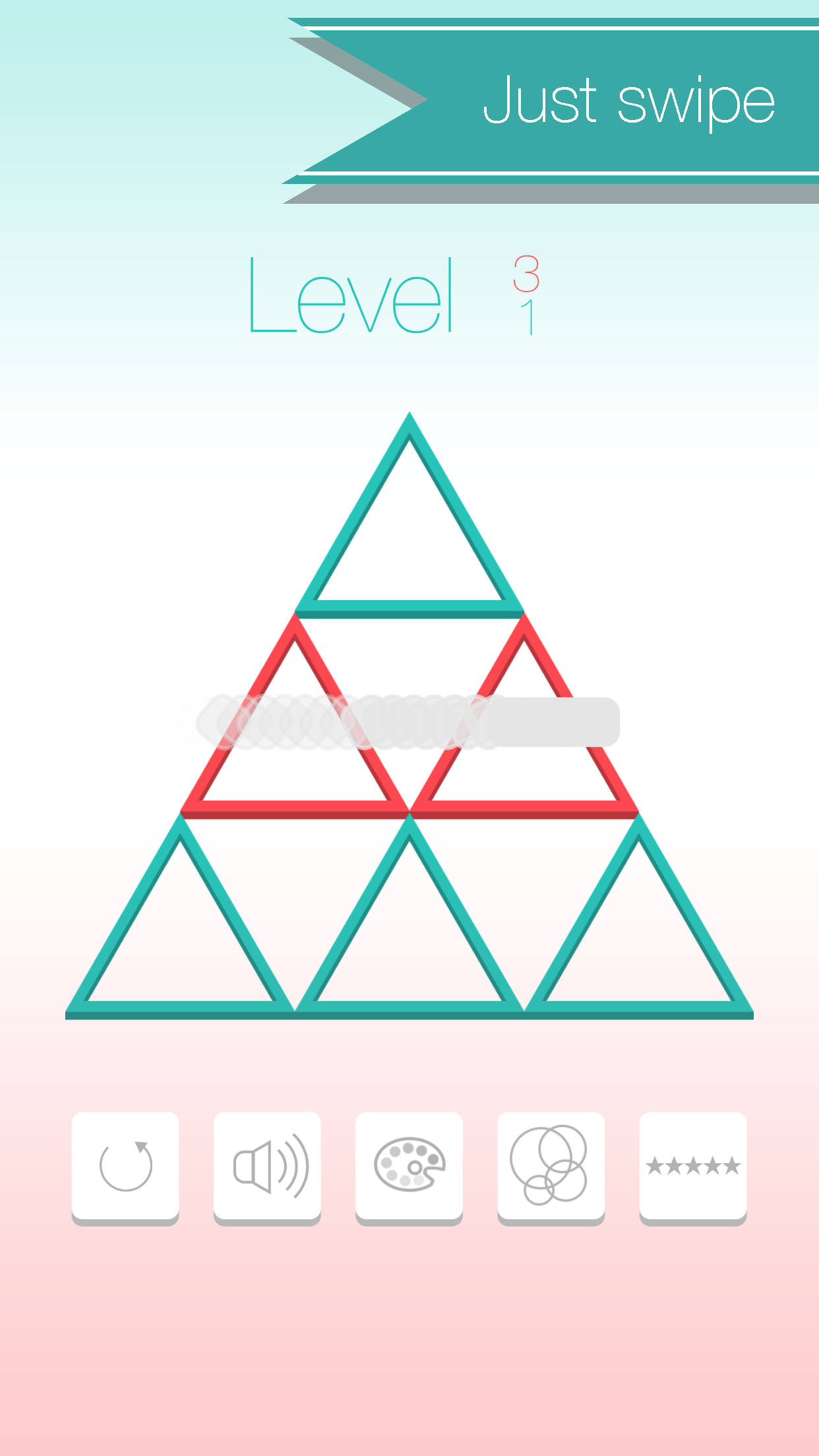 "Triangle Flip" puzzle board game for iOS Feedback r