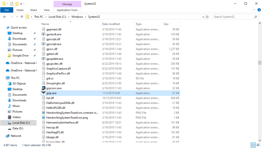 How to GZIP, BZIP and TAR File on Windows 10 Codeinsane
