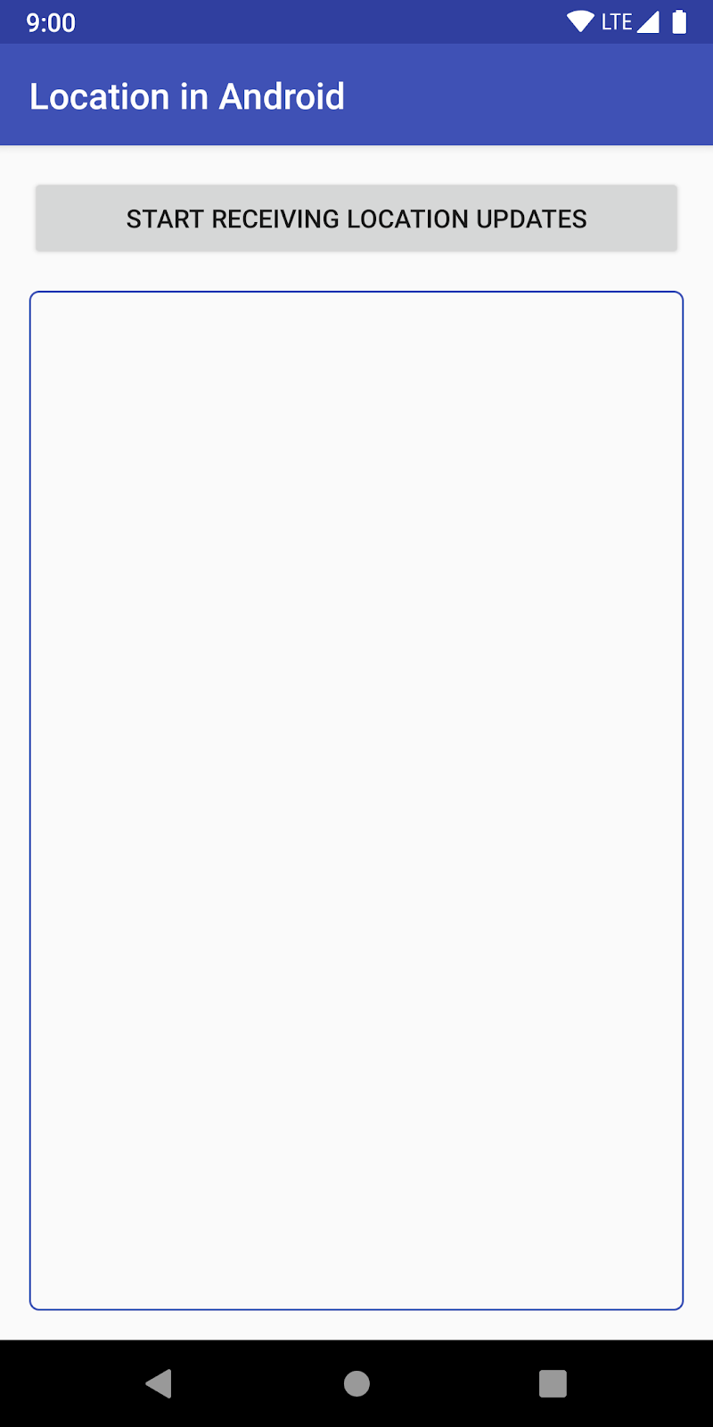 Receive location updates in Android with Kotlin Google Codelabs