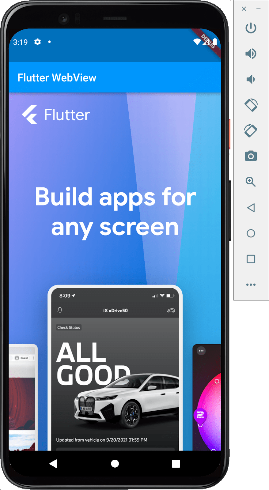 Adding View to your Flutter app Google Codelabs