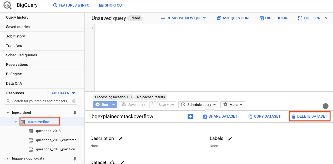 Partitioning and Clustering in BigQuery Google Codelabs