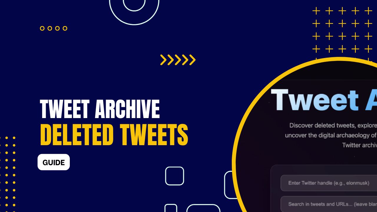 Tweet Archive How to See Deleted Tweets 2026 Codeless