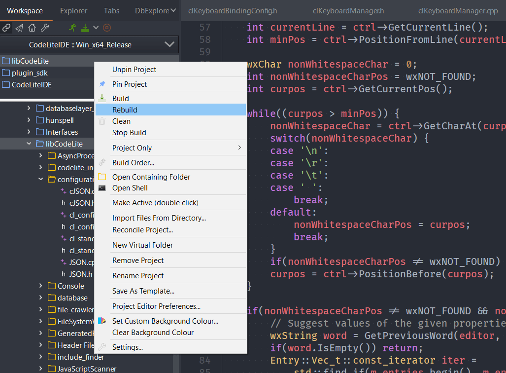 CodeLite IDE Main / ReleaseNotesCodeLite13