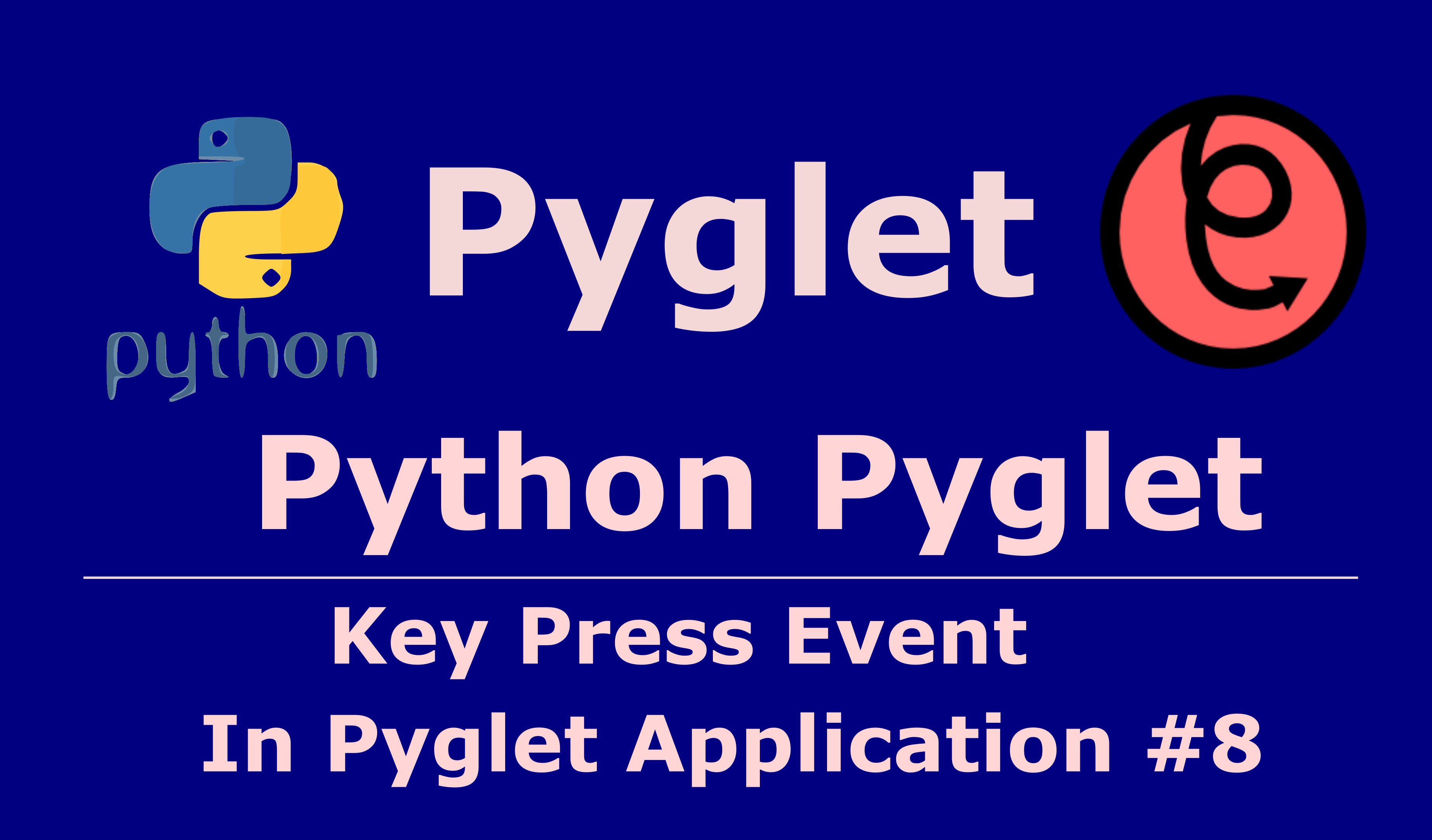 How To Handle Keyboard Events In Python Pyglet Codeloop