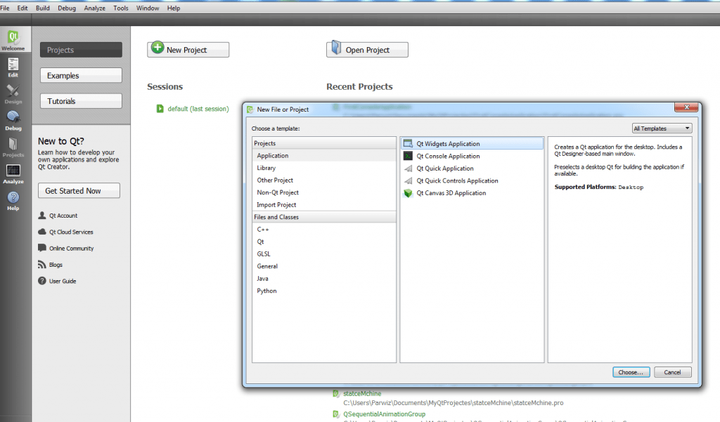 Qt5 C First GUI Application Codeloop