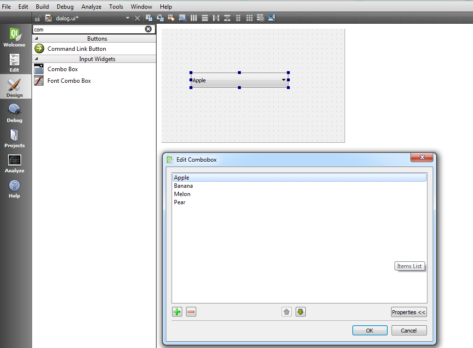 Qt5 GUI Development How To Create ComboBox Codeloop