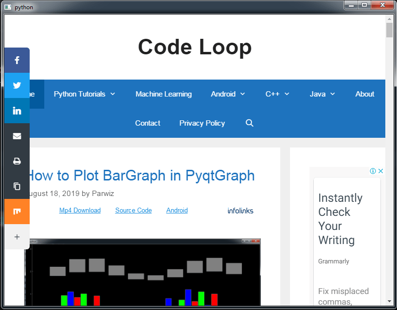 Python How to Make Browser in PyQt5 with PyQtEngine Codeloop
