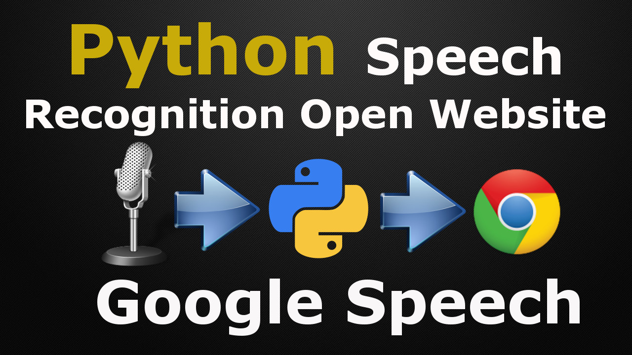 Python Speech Recognition Open site By Speech Codeloop