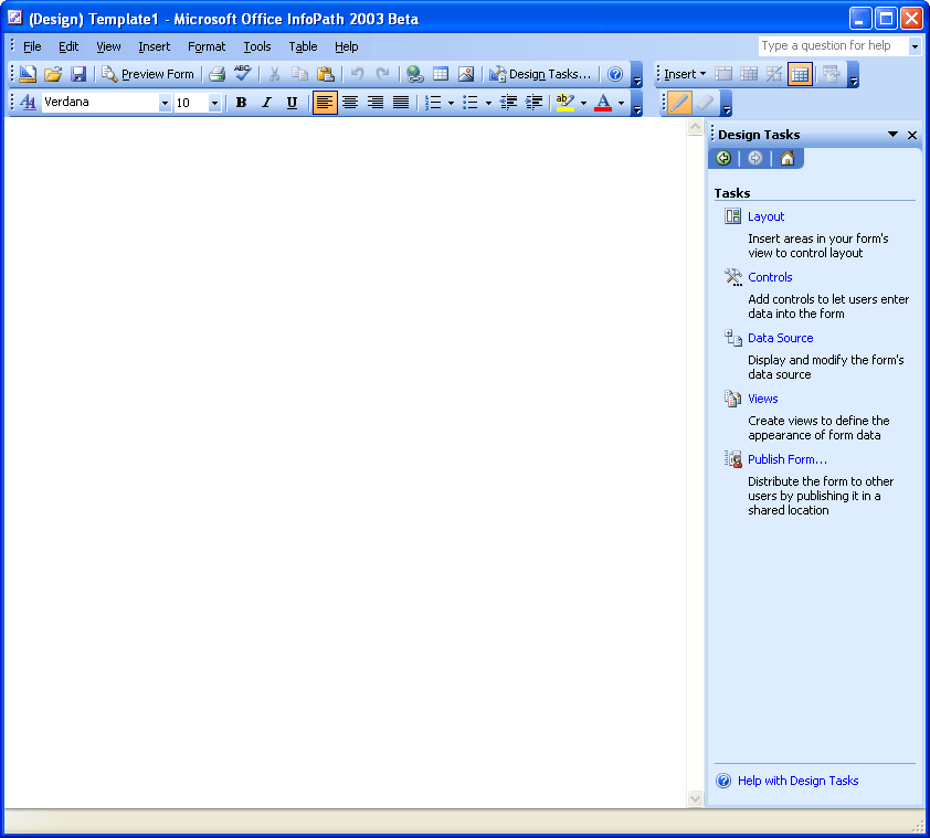 Introduction to Microsoft Office InfoPath 2003
