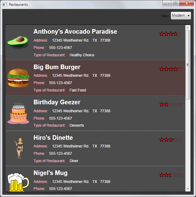 Wpf Listview Itemtemplate Tutorial Images