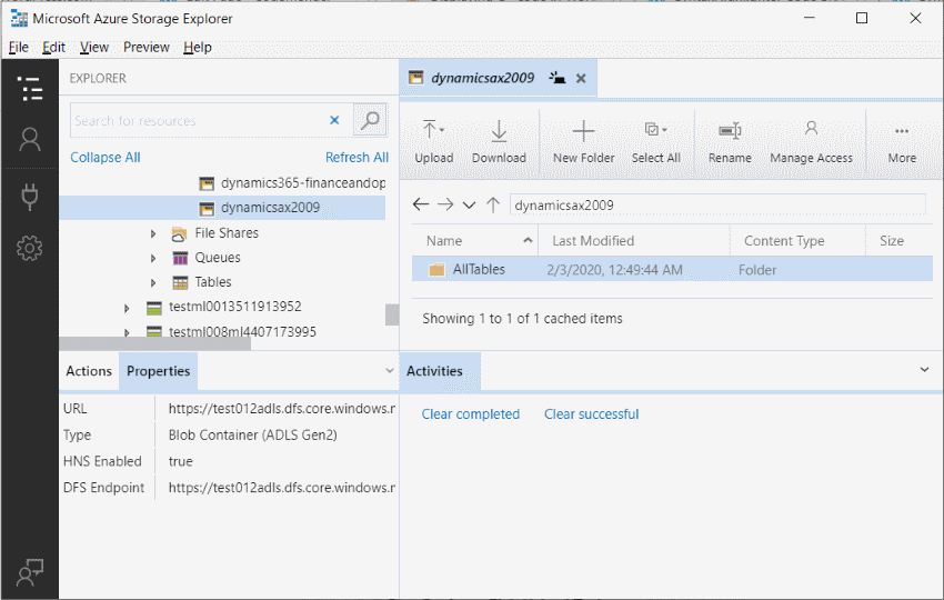 Exporting legacy ERP data into Azure Data Lake Storage (ADLS gen2