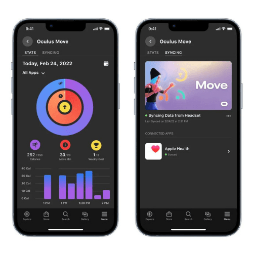 Quest Fitness Tracker, Apple Health & Oculus Uygulamasına Ekleniyor