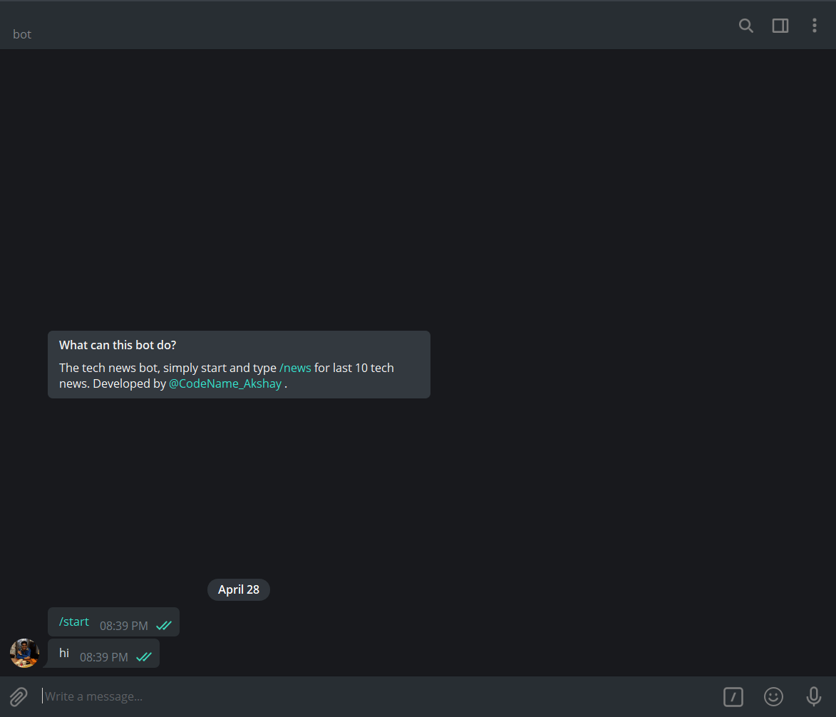 Python telegram user. Python telegram user