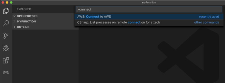 VS Code Build, debug and deploy AWS Lambda functions using Visual