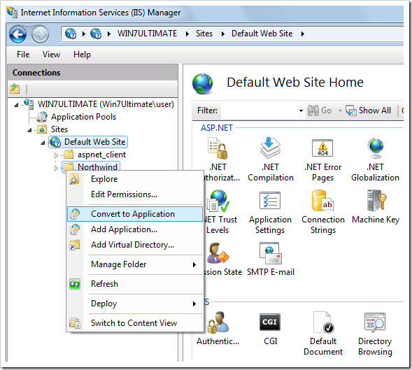 Code On Time Deployment / Dedicated Server / Configuring Application