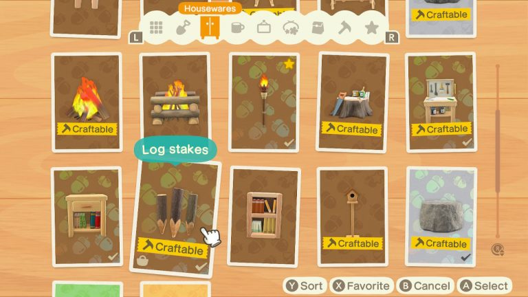 Getting Log Stakes in Animal Crossing New Horizons, is Simple Codeopolis