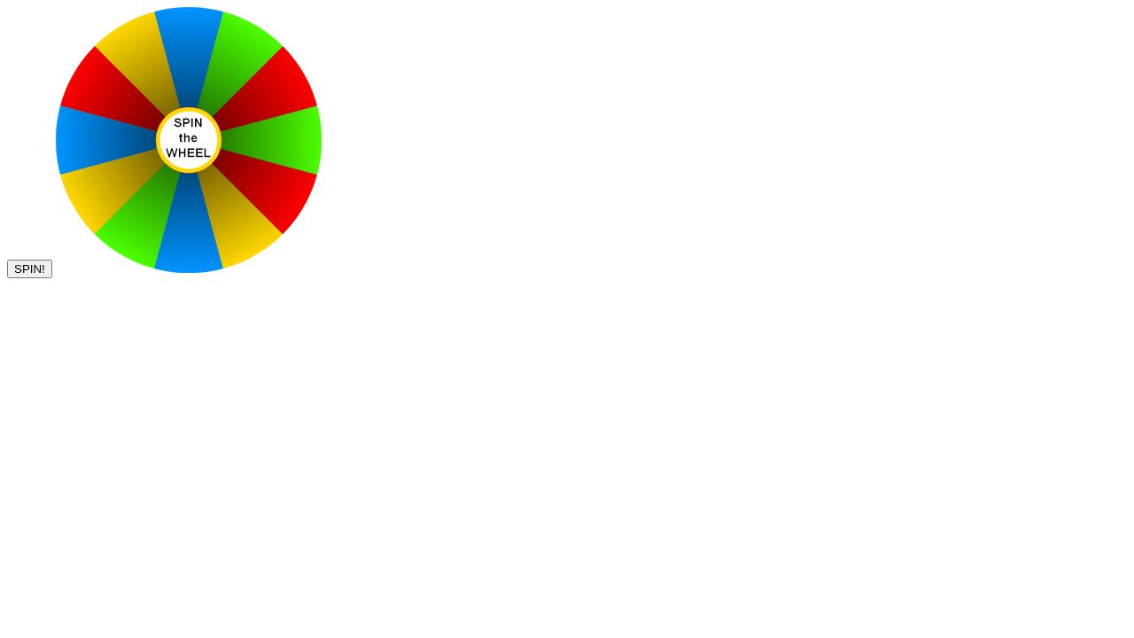 Spinning Wheel JS