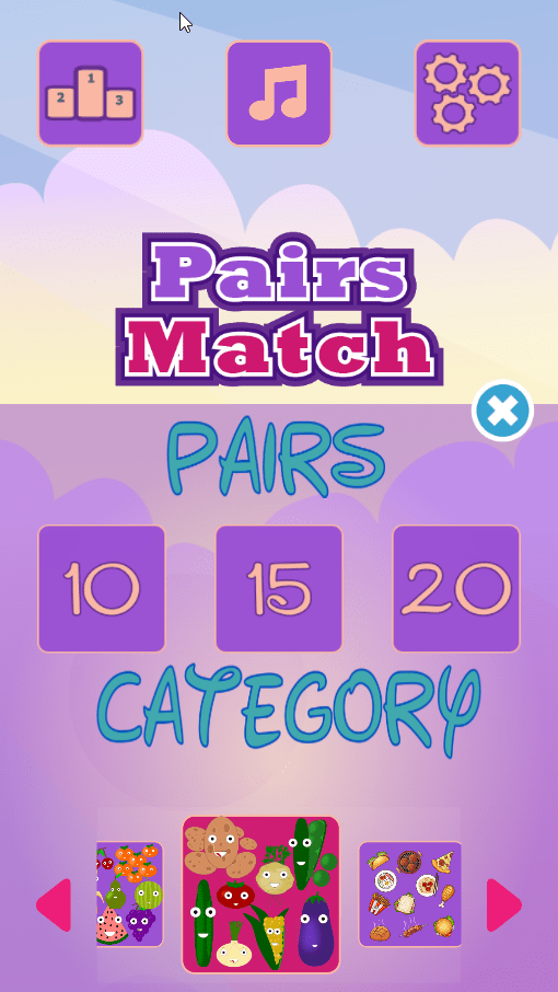 Pairs Match Code Plan Studio