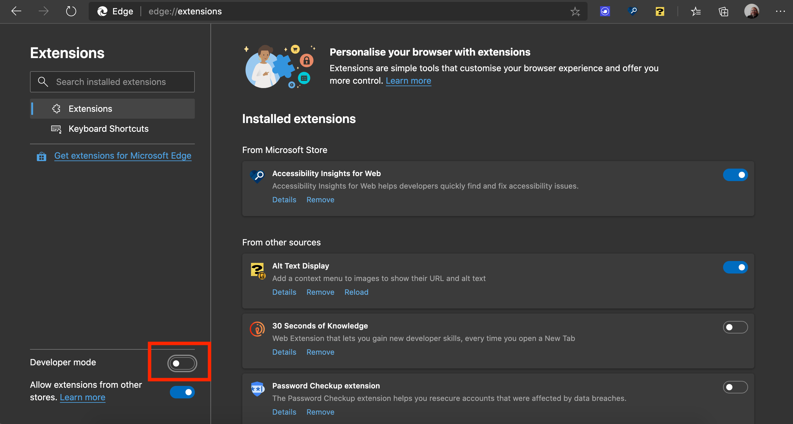 AltText Display extension for Chromium (Edge/Chrome) alttextdisplayextension