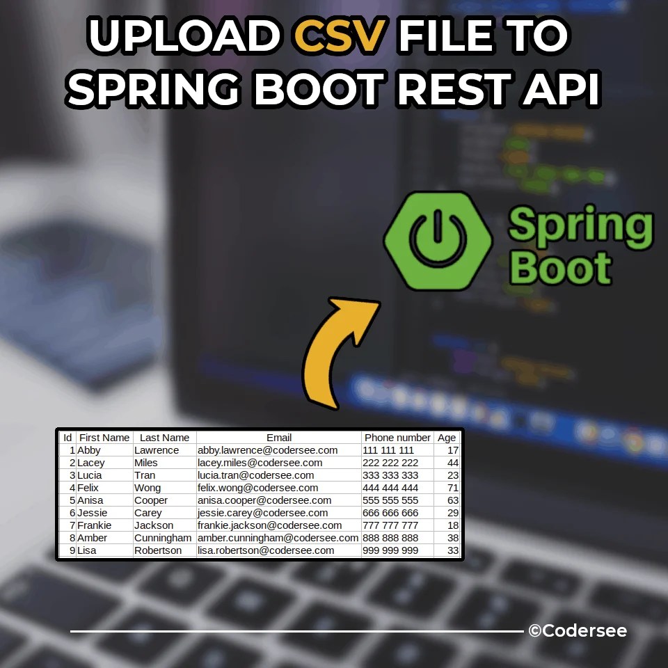 Upload CSV Files in Spring Boot REST API with Kotlin and OpenCSV