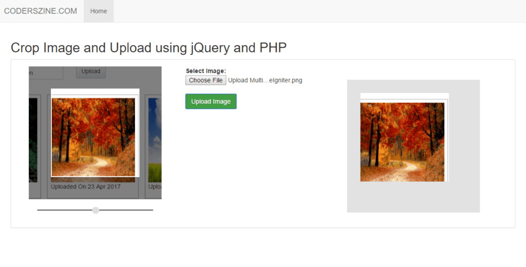Image Crop and Upload using jQuery and PHP Coderszine