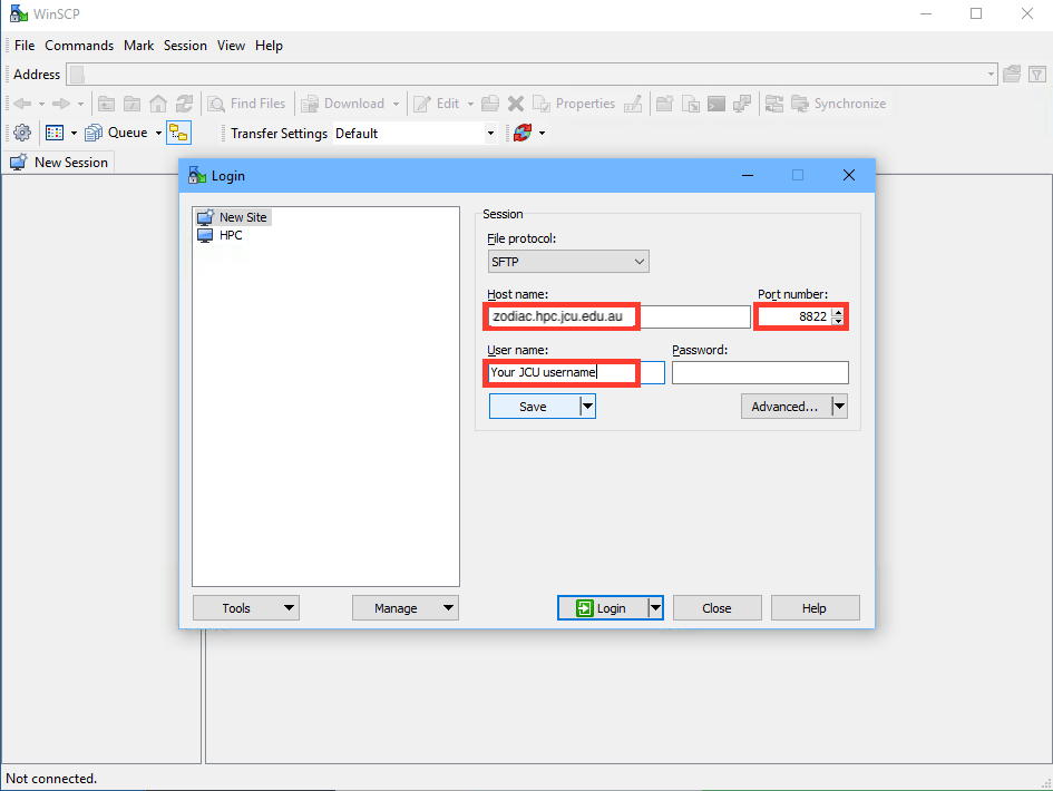HPC Software Carpentry Lesson 3 Transferring files CodeR Townsville