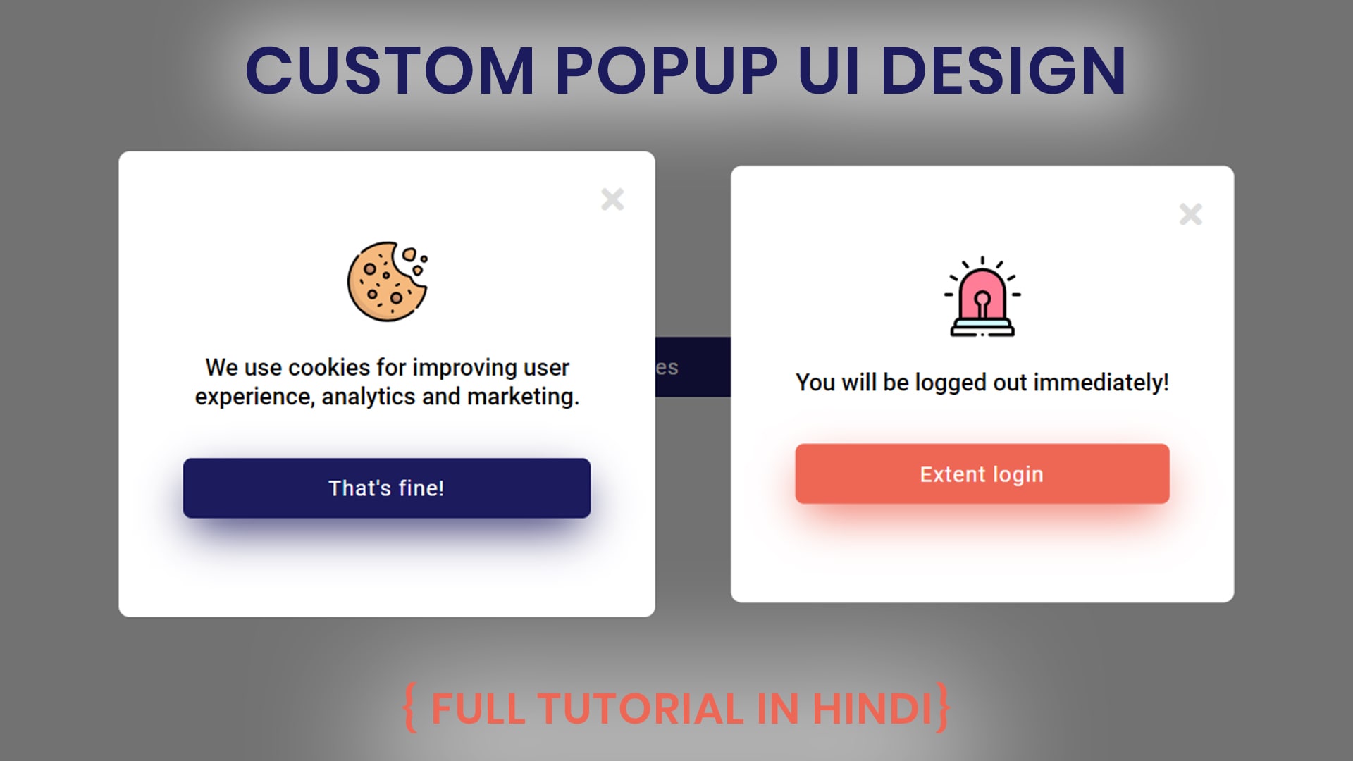 Build a Custom Popup Modal box HTML, CSS & JQuery Code4Education