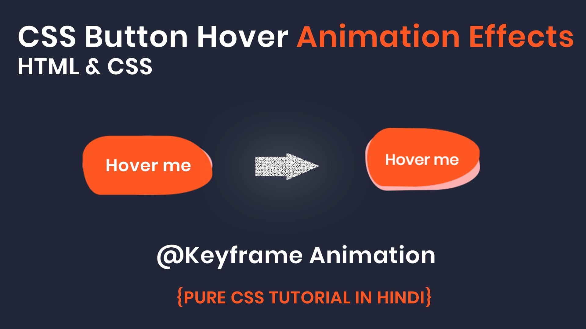 Awesome Button Hover Effects using HTML & CSS Code4Education