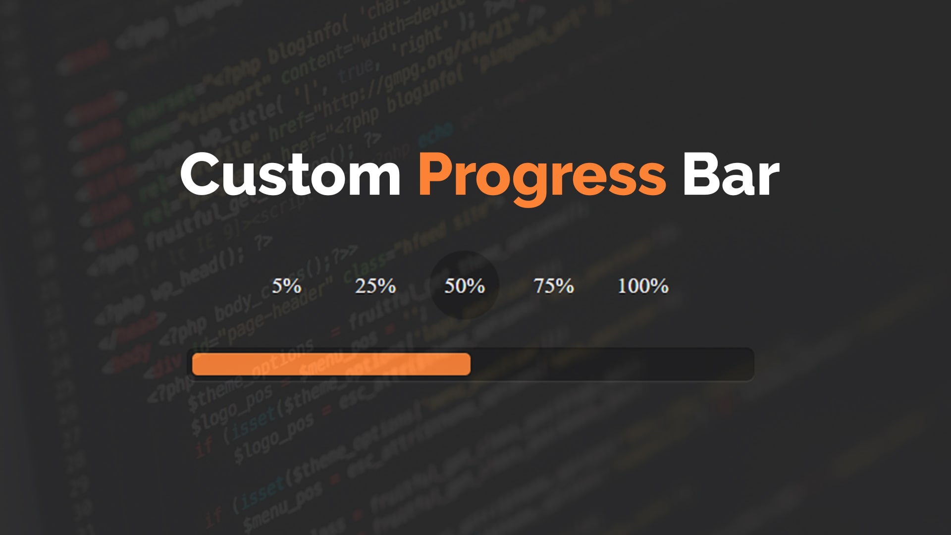 Pure CSS Custom Progress Bar Using Html5 and CSS3 Code4Education