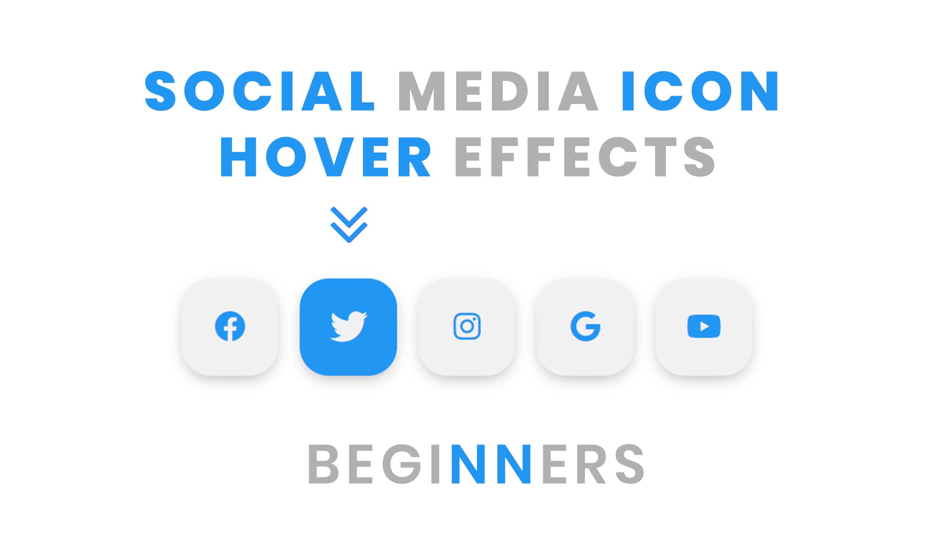 Create Social Media Buttons Hover Effect HTML CSS Code4Education