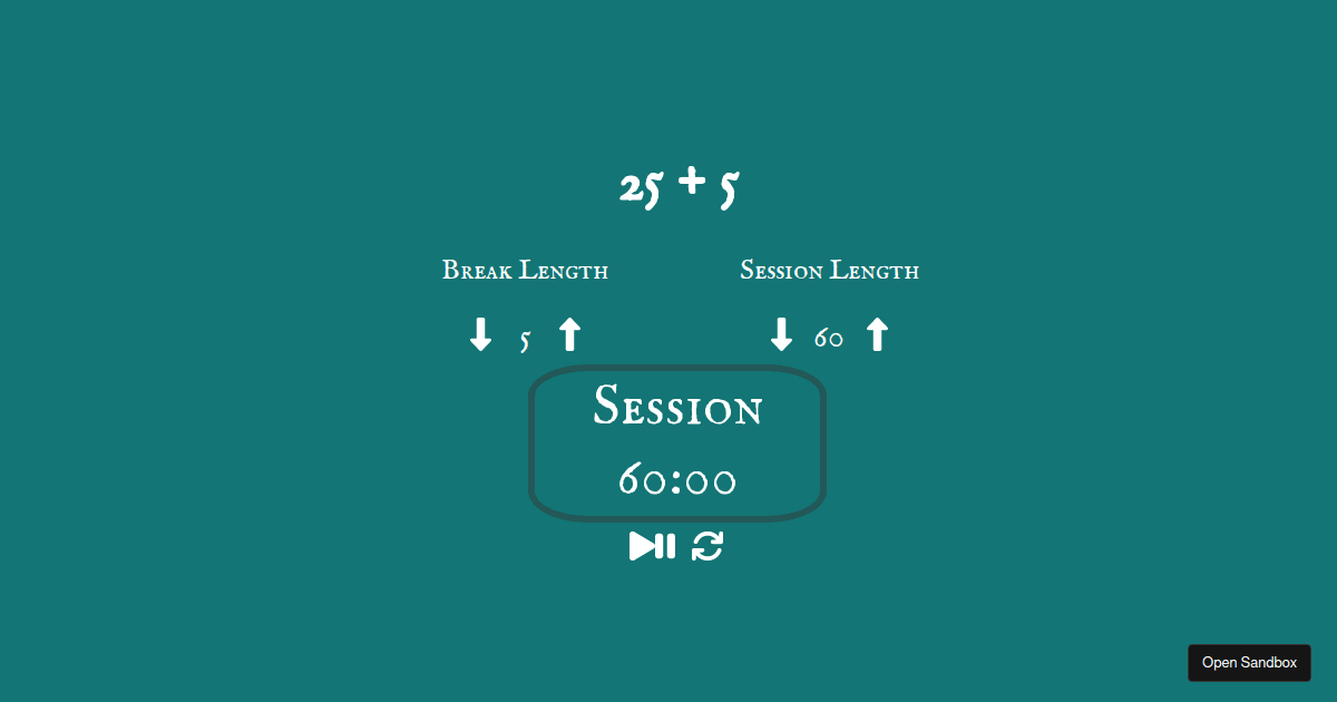 Study Clock App (forked) Codesandbox