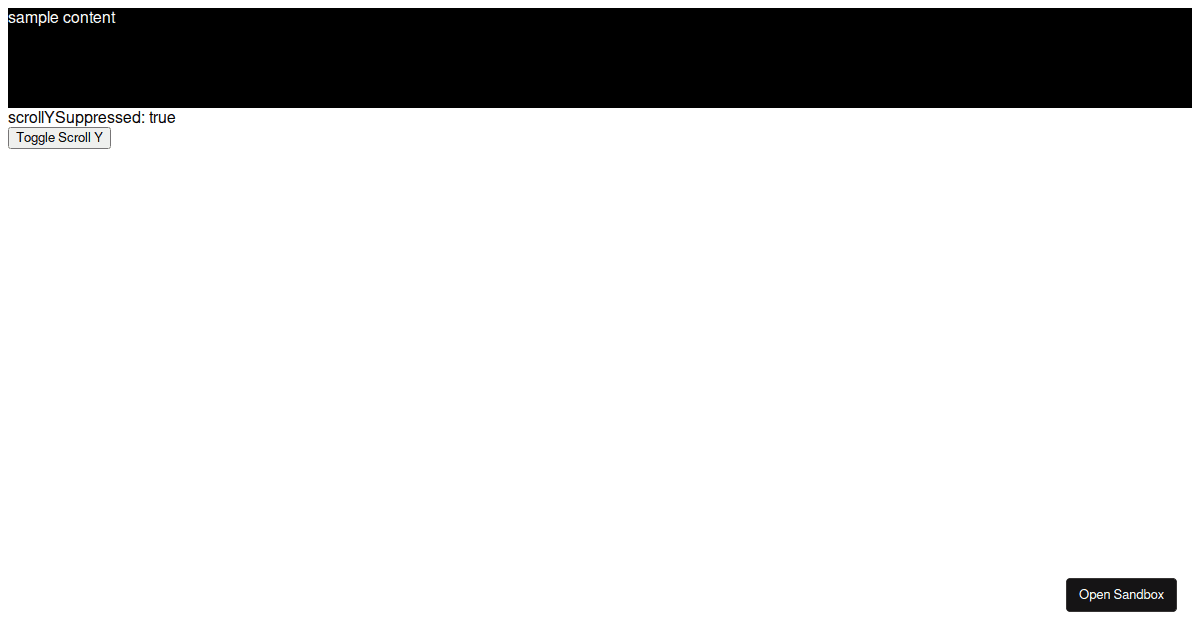 reactperfectscrollbar examples CodeSandbox