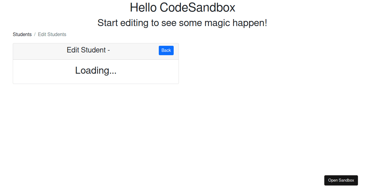 reactbootstrapbreadcrumbsthrowinginvalidhookcallerror Codesandbox