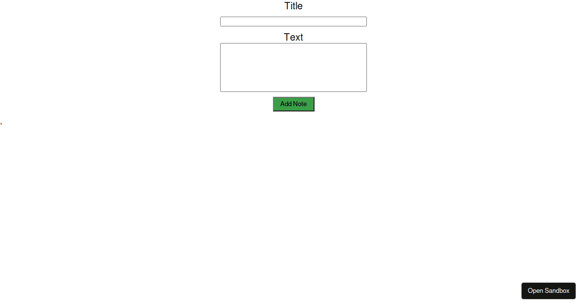 React CRUD with ReduxToolkit Codesandbox