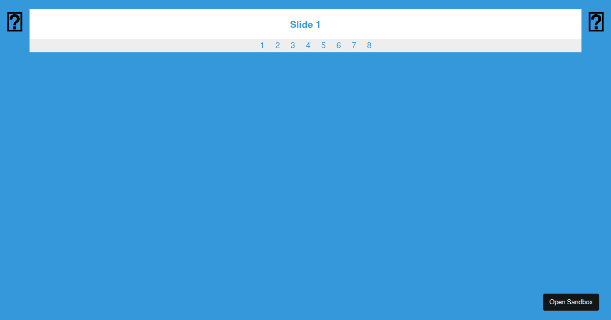 reactslick examples CodeSandbox
