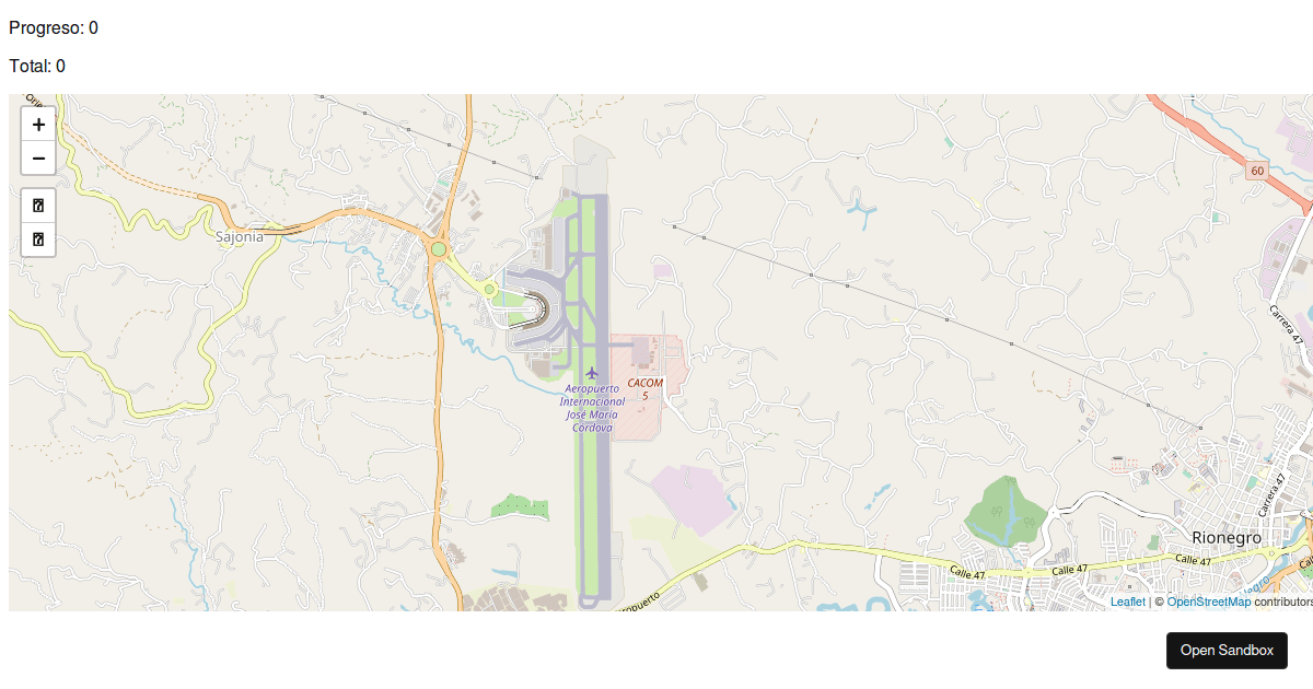 leaflet.offline examples CodeSandbox