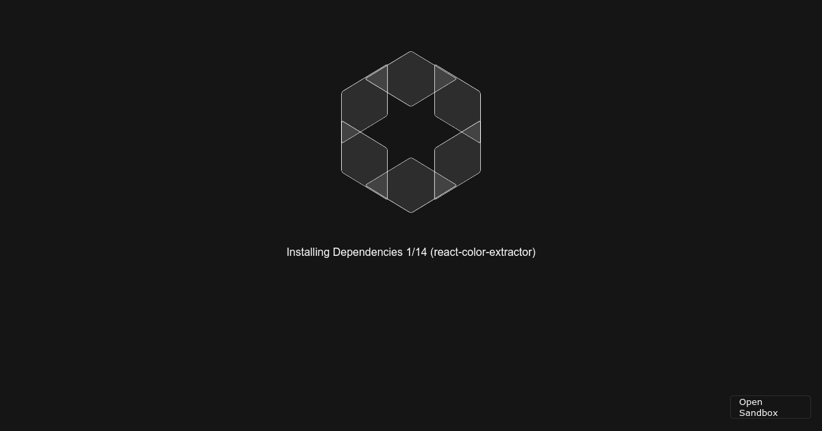 reactcolorextractor examples CodeSandbox