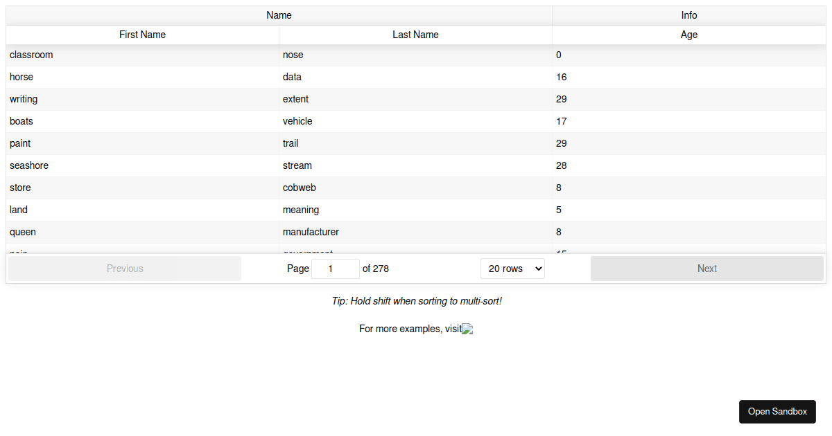 perfectscrollbarreact examples CodeSandbox