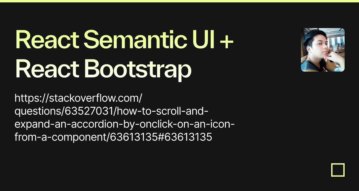 React Semantic UI + React Bootstrap Codesandbox