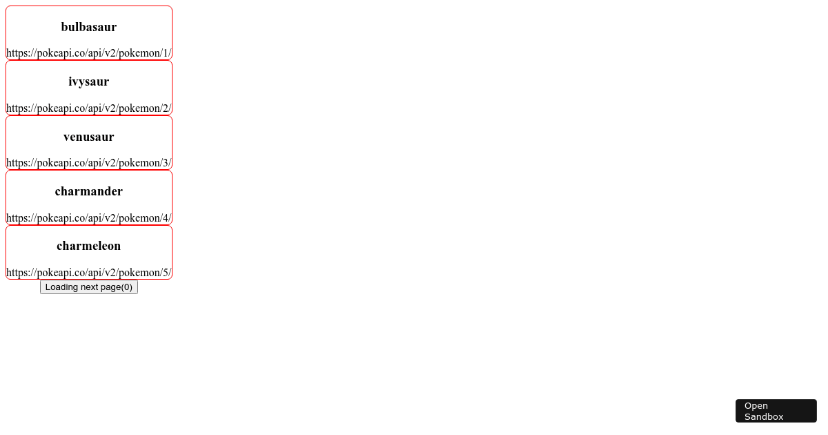 mergequerysandbox Codesandbox