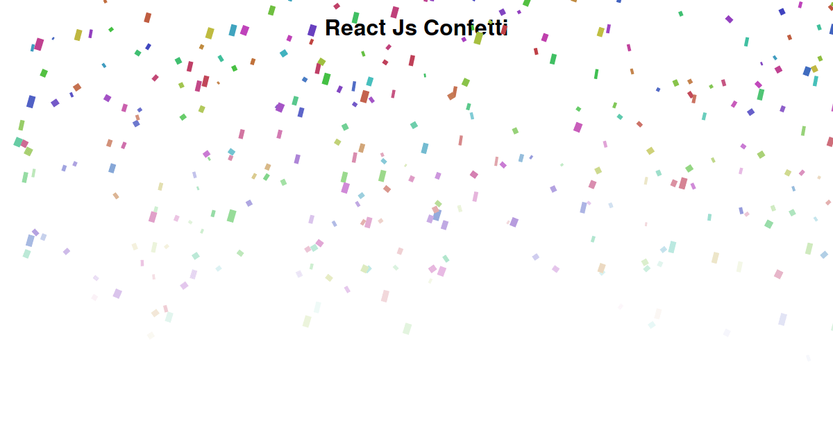 reactrainingconfetti examples CodeSandbox